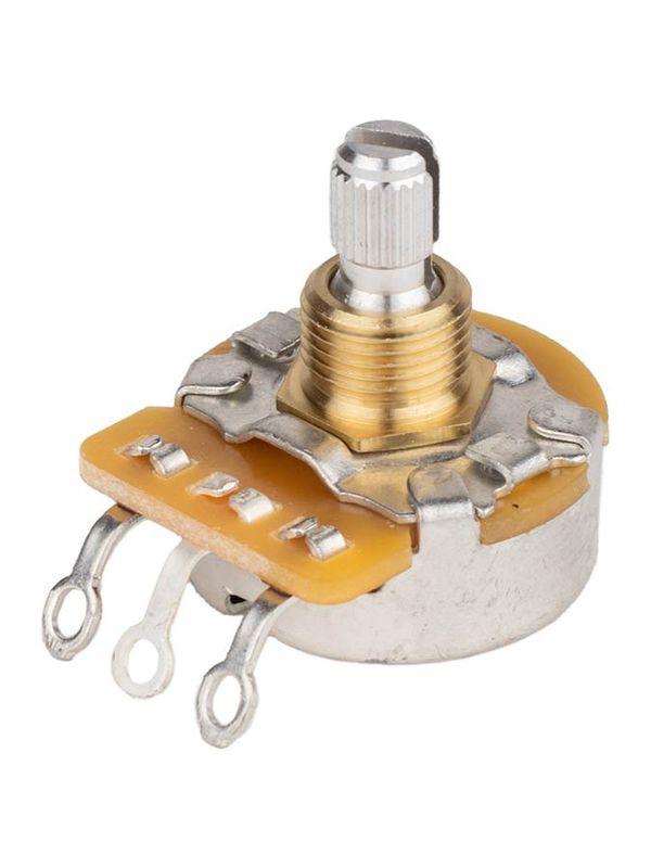 CTS USA 250K vintage taper potentiometer, short bushing .250