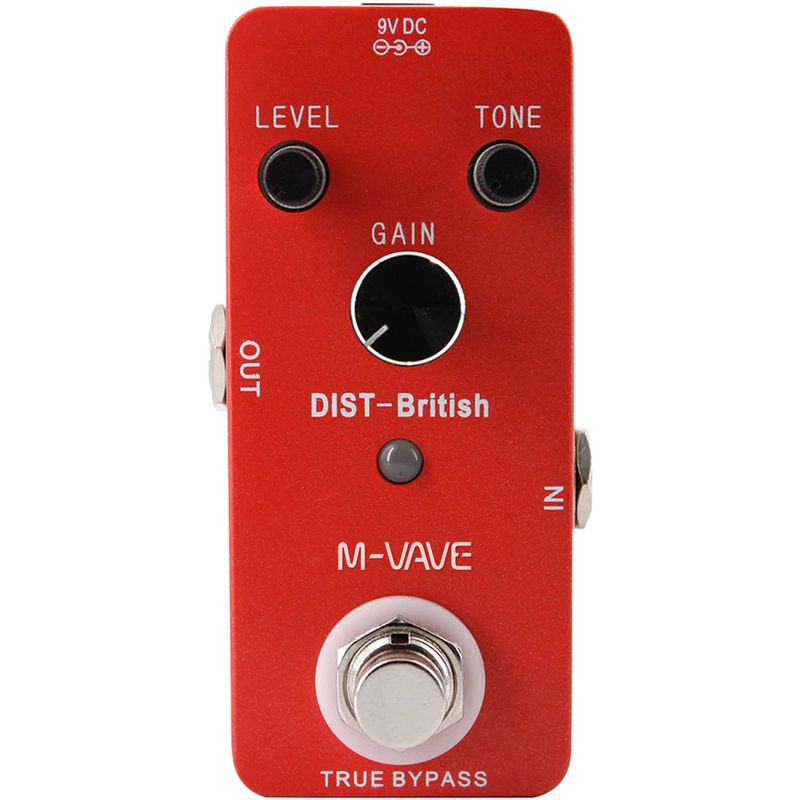 M-vave Dist-British effektpedal for el-gitar