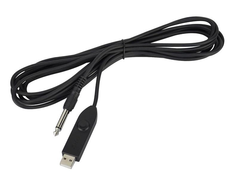Shadow SH-USB-GC guitar cable with USB connector and gain control