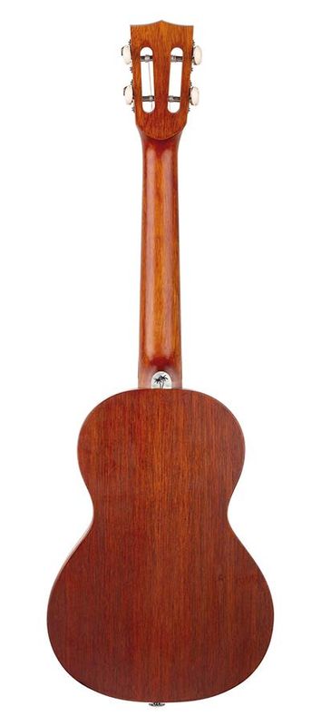 Mahalo Pearl Series, solid top tenor ukulele, black, with bag
