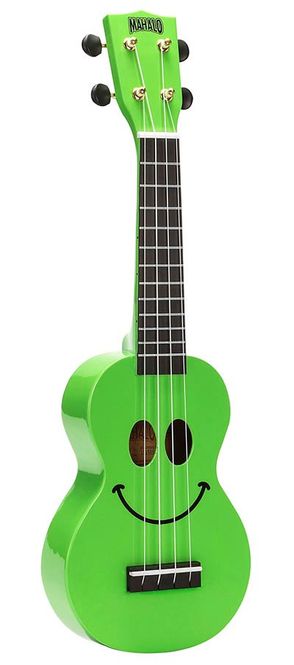 Hovedbilde Mahalo Smiley Series, soprano ukulele, green, ...