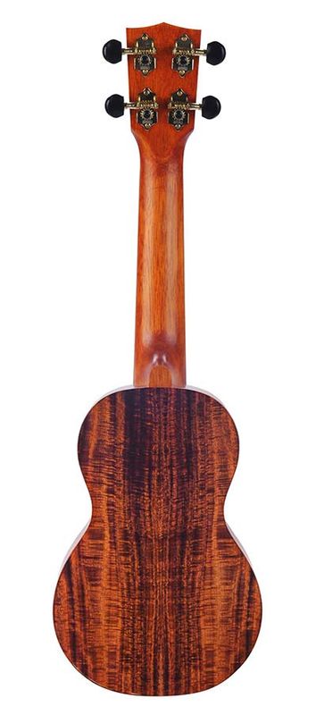 Mahalo Artist Elite Series, soprano ukulele PHOTO FLAME KOA, with bag