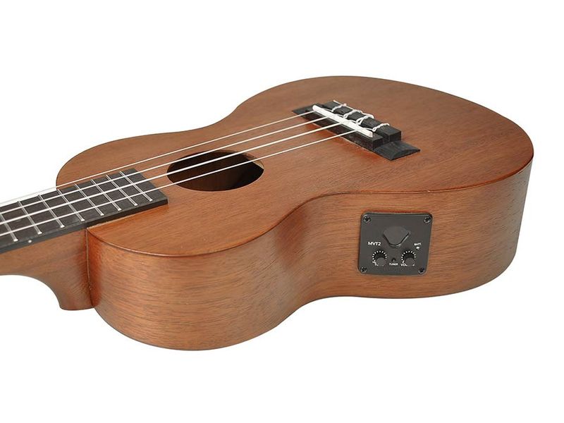 Mahalo Java Series, tenor ukulele, 1V+1T (MVT2), trans brown, with padded bag & strap
