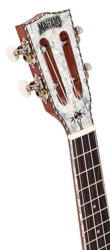 Mahalo Pearl Series, solid top concert ukulele, natural, with bag