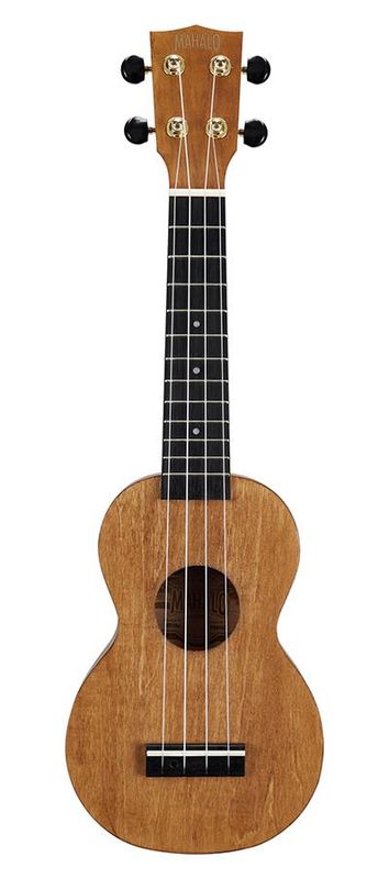 Mahalo Slimline Series, soprano ukulele, transparent brown, with bag