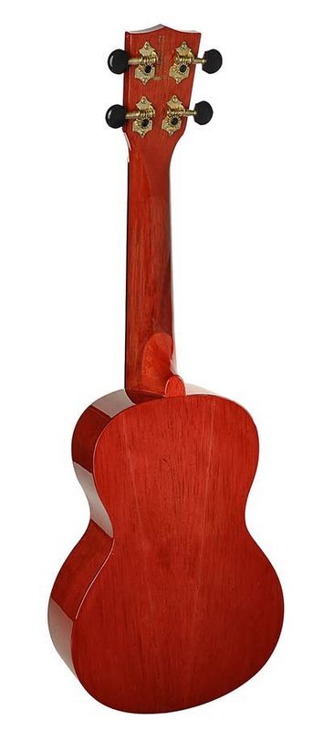Mahalo Hano Series, concert ukulele, transparent wine red, with bag