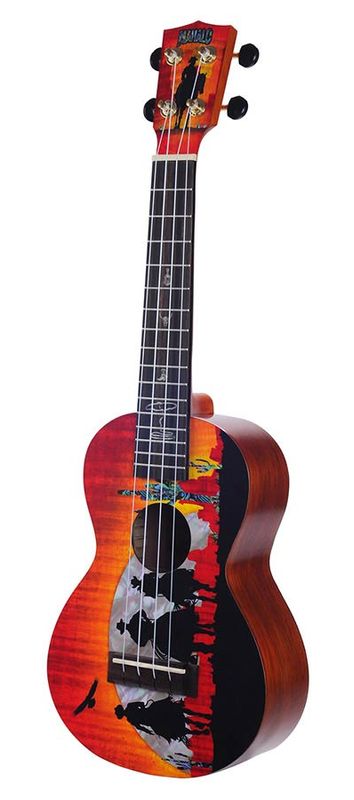 Mahalo Artist Elite Series, concert ukulele WILD WEST, with bag