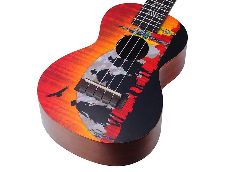 Mahalo Artist Elite Series, concert ukulele WILD WEST, with bag