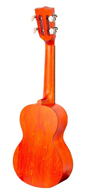 Mahalo Island Series, concert ukulele, orange sunset, with bag