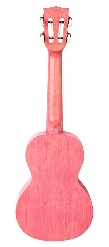 Mahalo Island Series, concert ukulele, coral pink, with bag