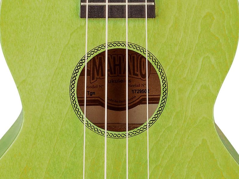 Mahalo Island Series, concert ukulele, sea green, with bag