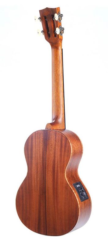 Mahalo Master Series, all solid tenor ukulele, with MEQ2 9v preamp, natural, with bag