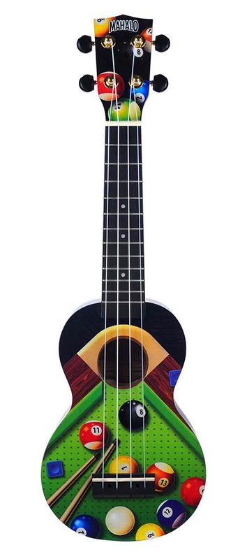 Mahalo Art Series, soprano ukulele POOL, with bag