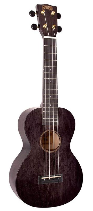 Mahalo Hano Series, concert ukulele, transparent black, with bag