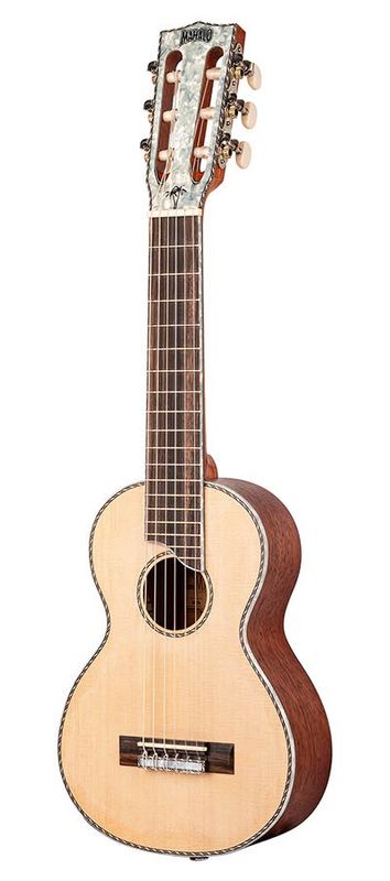 Mahalo Pearl Series, solid top guitarlele, natural, with bag