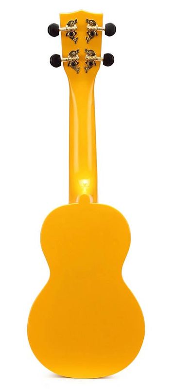 Mahalo Smiley Series, soprano ukulele pack SMILE, yellow, with essentials accessory pack