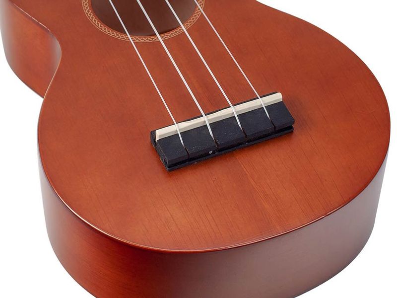 Mahalo Rainbow Series, soprano ukulele, transparent brown, with bag