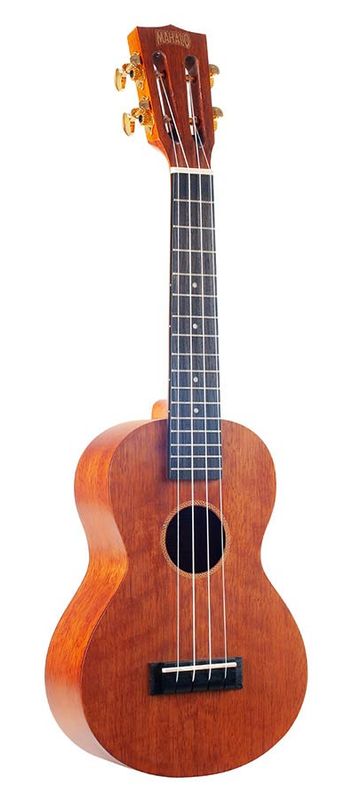 Mahalo Java Series, concert ukulele pack, transparent brown, with essentials accessory pack