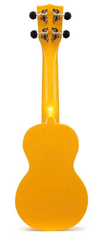 Mahalo Rainbow Series, soprano ukulele, yellow, with bag