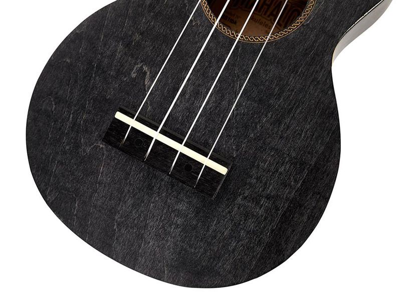 Mahalo Slimline Series, soprano ukulele, transparent black, with bag