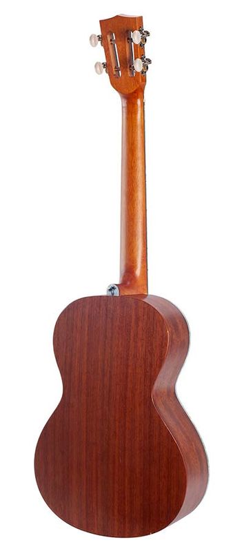 Mahalo Pearl Series, solid top baritone ukulele, black, with bag