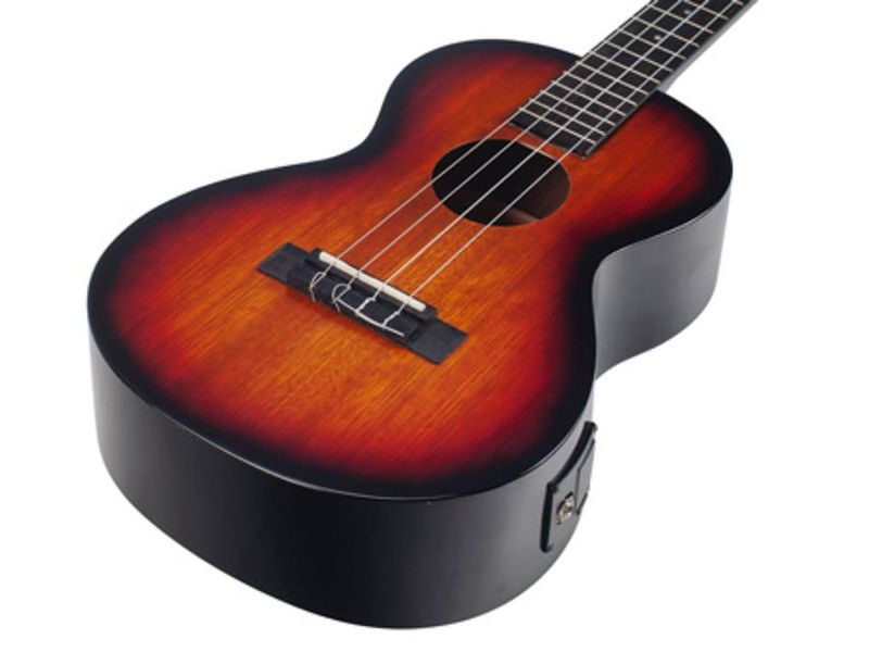Mahalo Java Series, baritone ukulele, 1V+1T (MVT2), 3 tone sunburst, with padded bag & strap