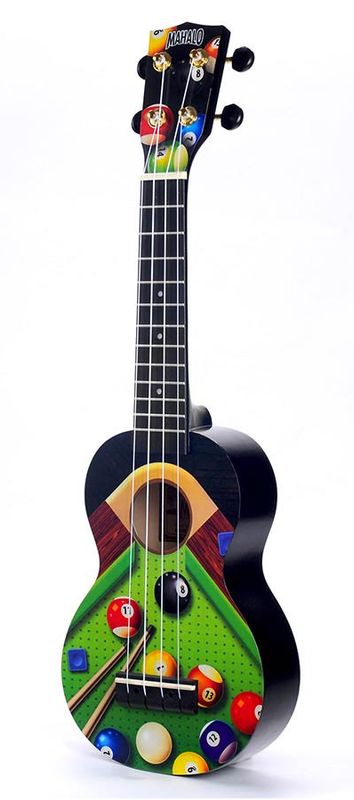 Mahalo Art Series, soprano ukulele POOL, with bag