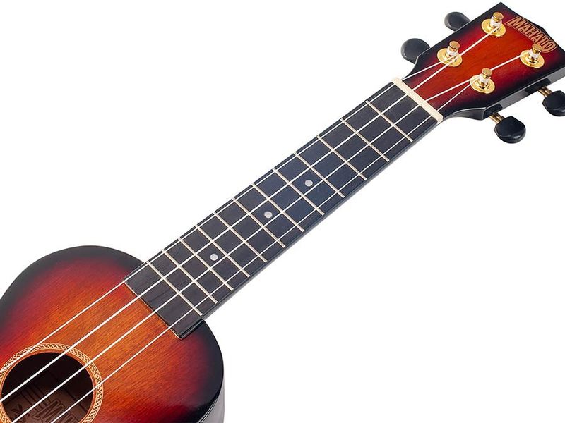Mahalo Java Series, soprano ukulele, 1V+1T (MVT2), 3 tone sunburst, with bag
