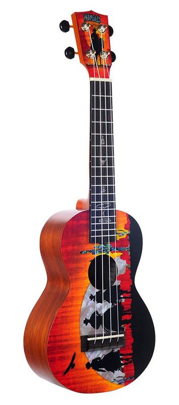 Mahalo Artist Elite Series, concert ukulele WILD WEST, with bag