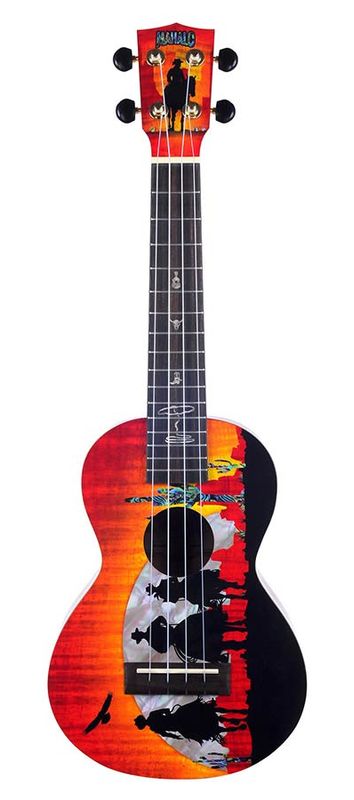 Mahalo Artist Elite Series, concert ukulele WILD WEST, with bag