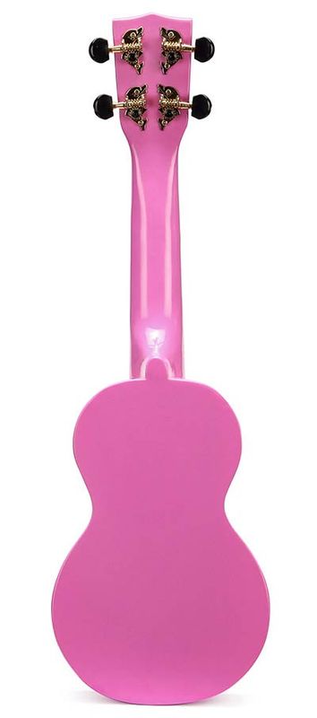 Mahalo Smiley Series, soprano ukulele, pink, with bag