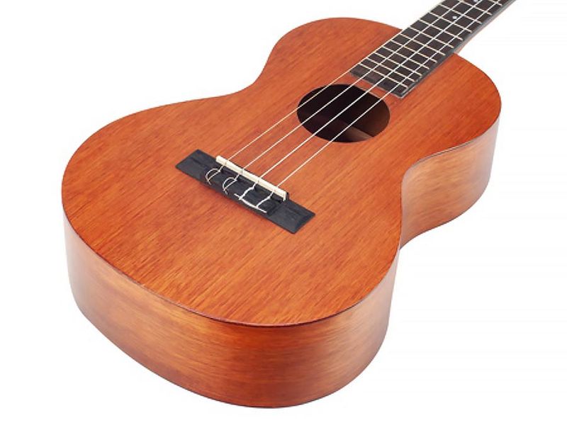Mahalo Java Series, baritone ukulele, transparent brown, with padded bag & strap