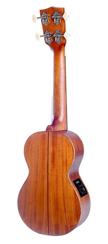 Mahalo Master Series, all solid soprano ukulele, with MEQ2 9v preamp, natural, with bag
