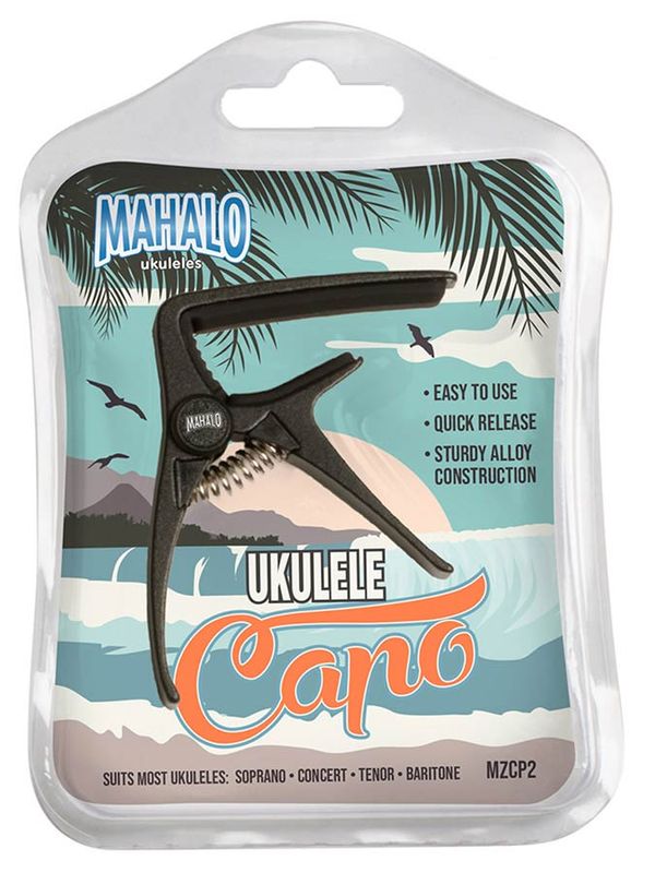 Mahalo  ukulele capo, black