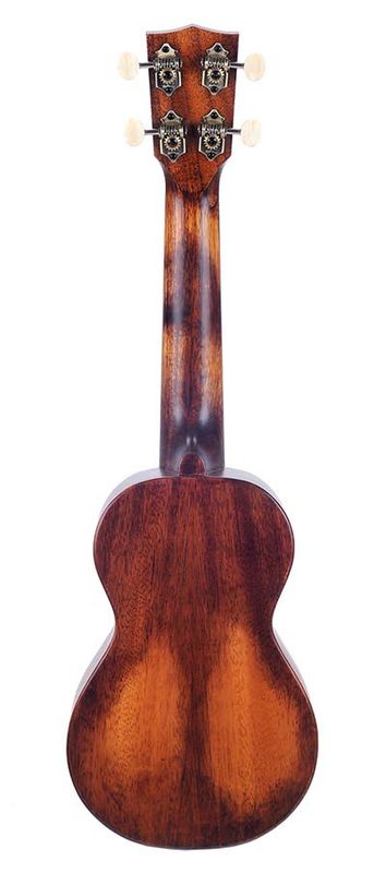 Mahalo Historic Series, all solid soprano ukulele, historic brown, with heavy duty bag