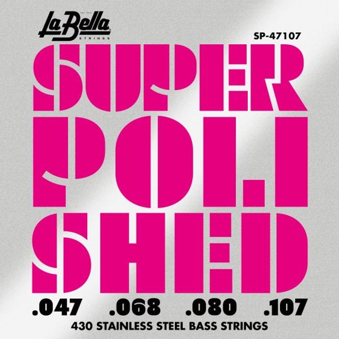 Hovedbilde La Bella SP-47107 Super Polished Bass Strings, ...