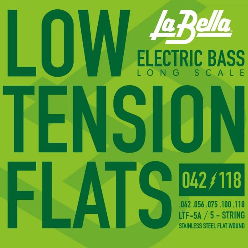 La Bella LTF-5A Low Tension Flexible Flats, 5-String 43-118