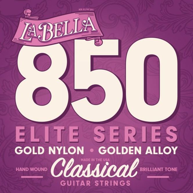 Hovedbilde La Bella 850 Elite - Gold Nylon, Golden Alloy