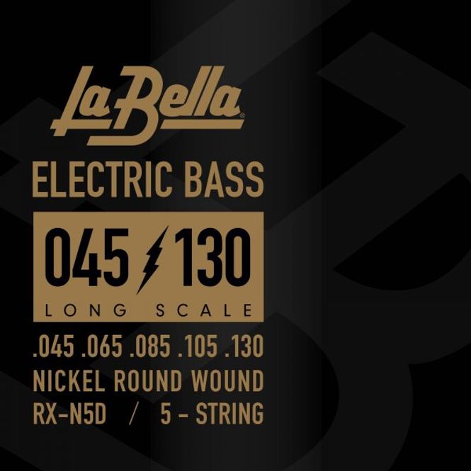Hovedbilde La Bella RX-N5D Bass Rx Series, Nickel, 5-String ...