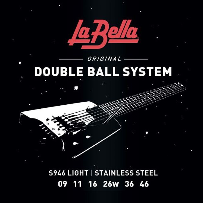 Hovedbilde La Bella S946 Double Ball Electric Guitar - Light ...