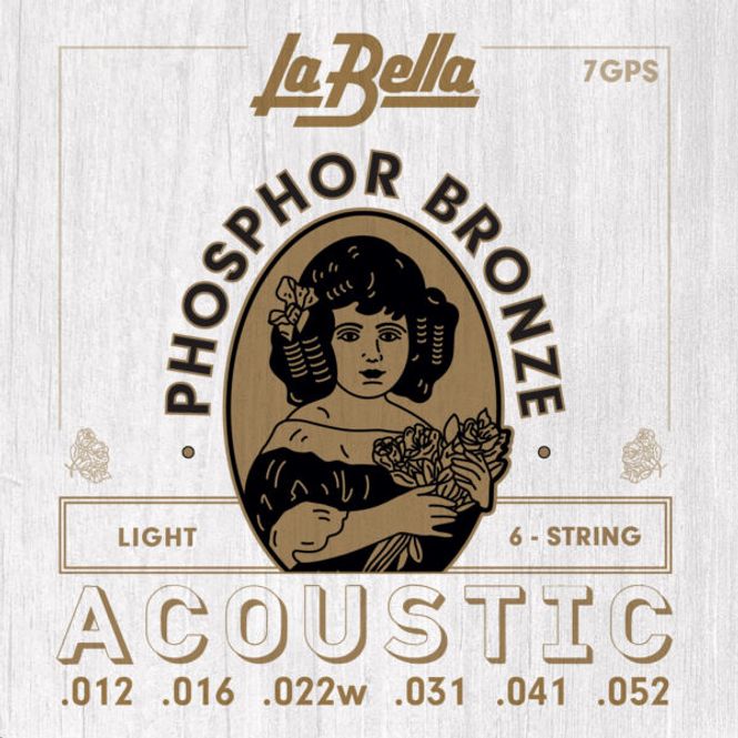 Hovedbilde La Bella 7GPS Phosphor Bronze Acoustic Guitar ...