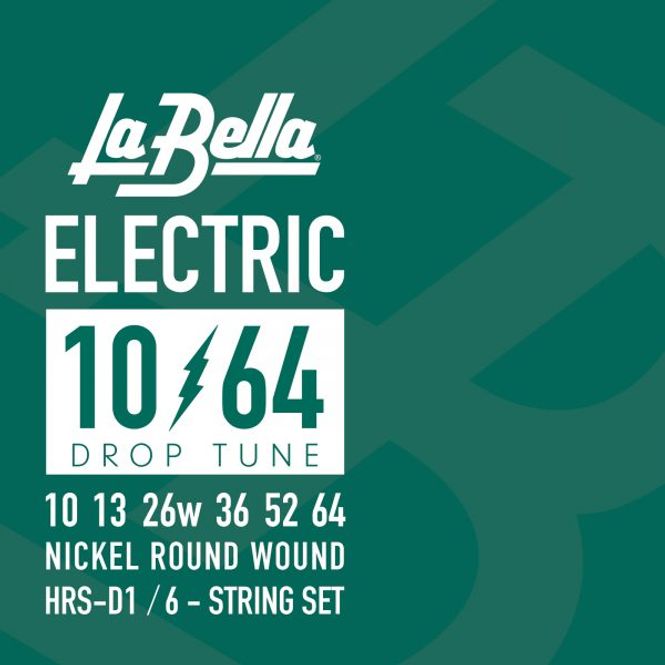 Hovedbilde La Bella HRS-D1 Drop Tune Electric Guitar 10-64