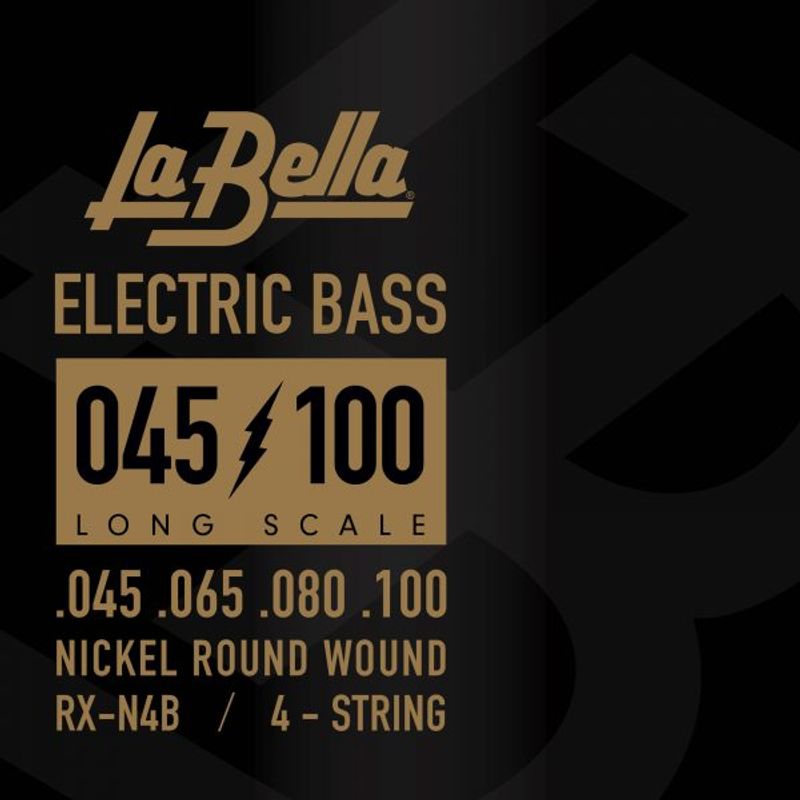 La Bella RX-N4B Bass Rx Series, Nickel, 4-String 45-65-80-100
