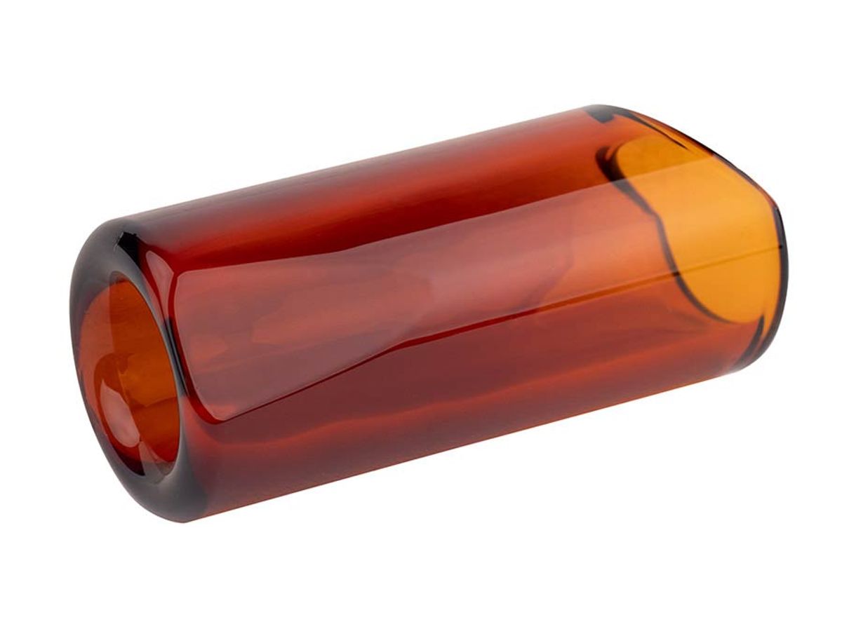 The Rock Slide Moulded Glass Slide - Medium - Amber Edition