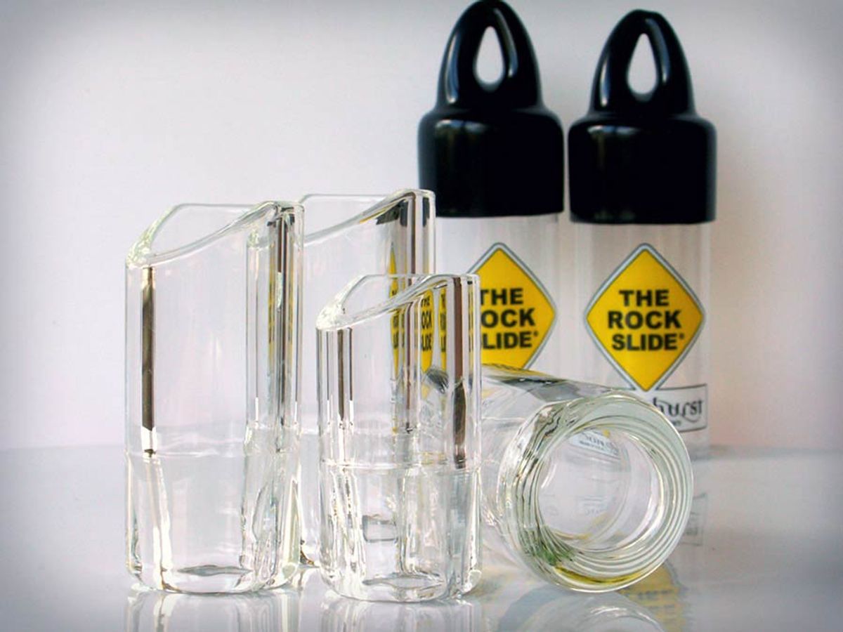 The Rock Slide Moulded Glass Slide - Medium