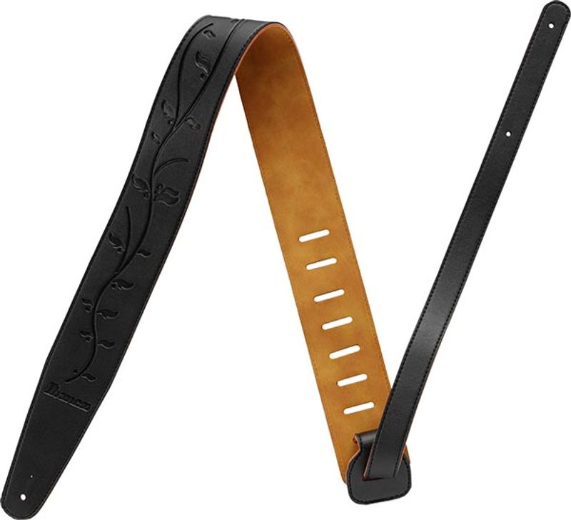 Ibanez GSTL60-BK Strap, Synthetic Leather, Black