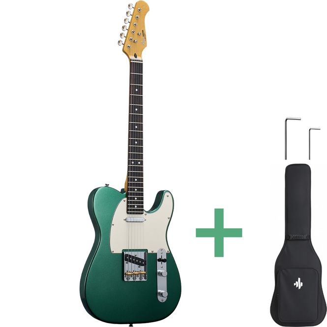 Hovedbilde Donner DTL-600 el-gitar green metallic