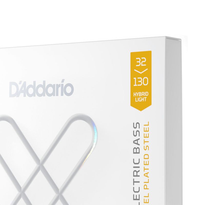 D'Addario XSB32130MS Strängset Elbass XSB Coated Nickel Steel 32-130, 6-str, Multiscale