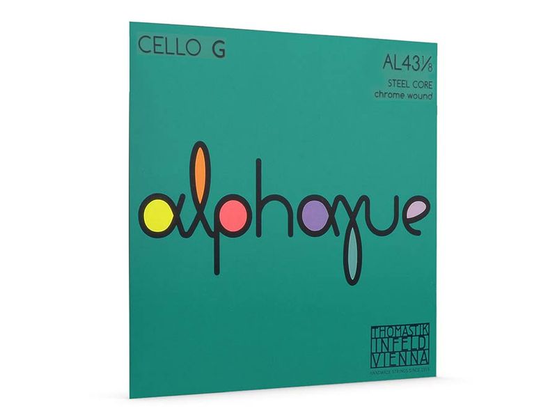 Thomastik THAL-43-18 Alphayue cello string G-3 1/8 medium, steel core, chrome wound