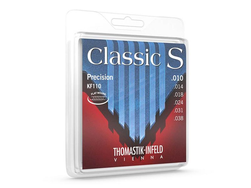Thomastik THKF-110 Classic S string set classic, precision flatwound, 010-014-018-024-031-038